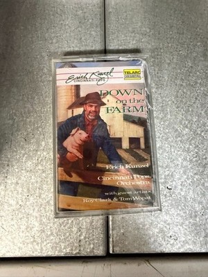 Down On The Farm ~ cassette tape ~ Erich Kunzel Cincinnati Pops Orchestra Telarc