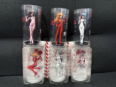 Evangelion Figuren Set 6 Stück Asuka Rei Mari Sammlerstück Anime Japan authen...