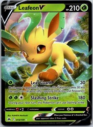 Leafeon V 013/159 Crown Zenith Ultra Rare Holo