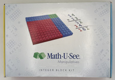 Math U See Manipulatives Algebra/Decimal, Integer Block Kit, B Loose
