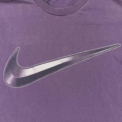 Vintage 90s Nike Sportswear Big Center Swoosh Crewneck T-Shirt M USA Sports by Nike, $19.99 - Photo 2