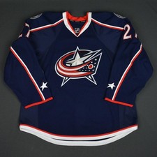 2015-16 Ryan Murray Columbus Blue Jackets Game Used Worn NHL Hockey Jersey