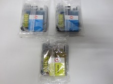 2 Brother B-LC203XL Cyan  1 B-LC203XL Yellow Ink Cartridges in sealed bags