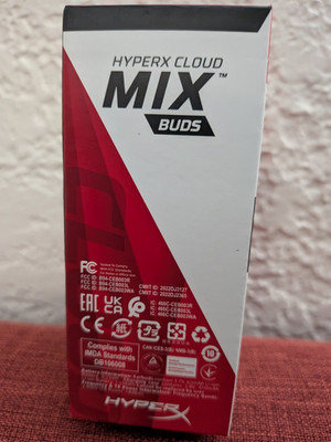 HyperX Cloud Mix Buds Dual Wireless 2.4GHz + Bluetooth Earbuds Black
