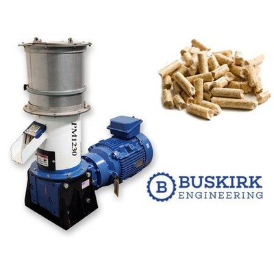 Used 30HP Buskirk Engineering 12'' Pellet Mill PM1230