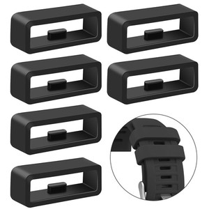 Cinturino Di Ricambio Disscool Per Garmin Forerunner 35/30 - Morbido Silicone, Traspirante, Facile Da Montare (Nero)