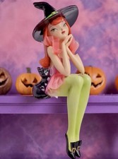 DECEMBER DIAMONDS 23 Shelf Sitting Mod Witch ...