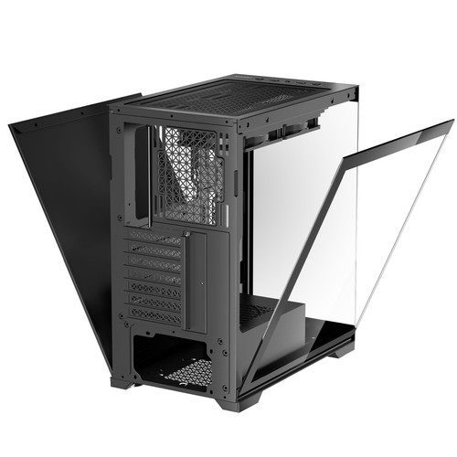 VEVOR Case per PC Compatto 2 Ventole Case per Computer da Gioco Scheda Madre ATX - Foto 10 di 12