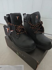 Giffard Newton regal 9550 black safety work boot steel toecap + insoles size 10