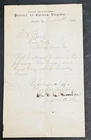 Civil War Virginia 1864 Document Signed