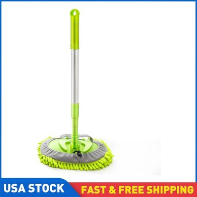 Long Handle Car Wash Brush Telescopic Extension Pole for SUV RV Soft Bristle Kit