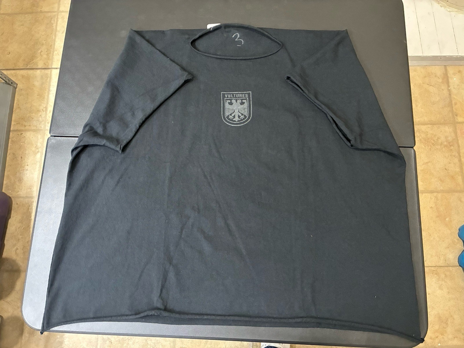Yeezy Vultures Merch T-Shirt, Men's Size 3 Black YZY Kanye West Tee