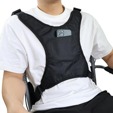 Wheelchair Seat Belt, Wheelchair Harness for Adults, Torso Support Vest Restrain