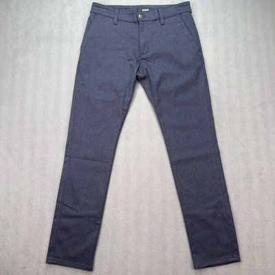 Mavi Johnny Slim Leg Chino Pants 30 Blue Mens Casual Trousers