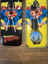 Superman The Man of Steel Watch DC Comics WATCH Vintage Original Tin