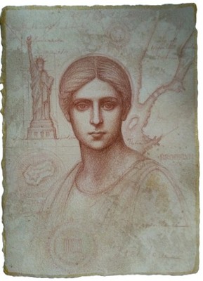 Unique Artwork marking The Anniversary of U.S. INDEPENDENCE Museum Quality