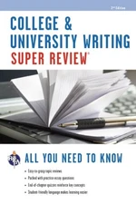 College & University Writing Super Review (Super Reviews Study Guides) by Edito,