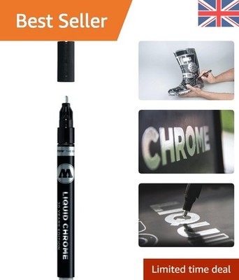 Molotow Liquid Chrome 2mm Marker Pen - Create Mirror-like Effects Effortlessly