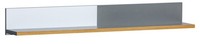 Wandregal Wandboard 120X17X16Cm Eiche Riviera Anthrazit Weiß 92407621