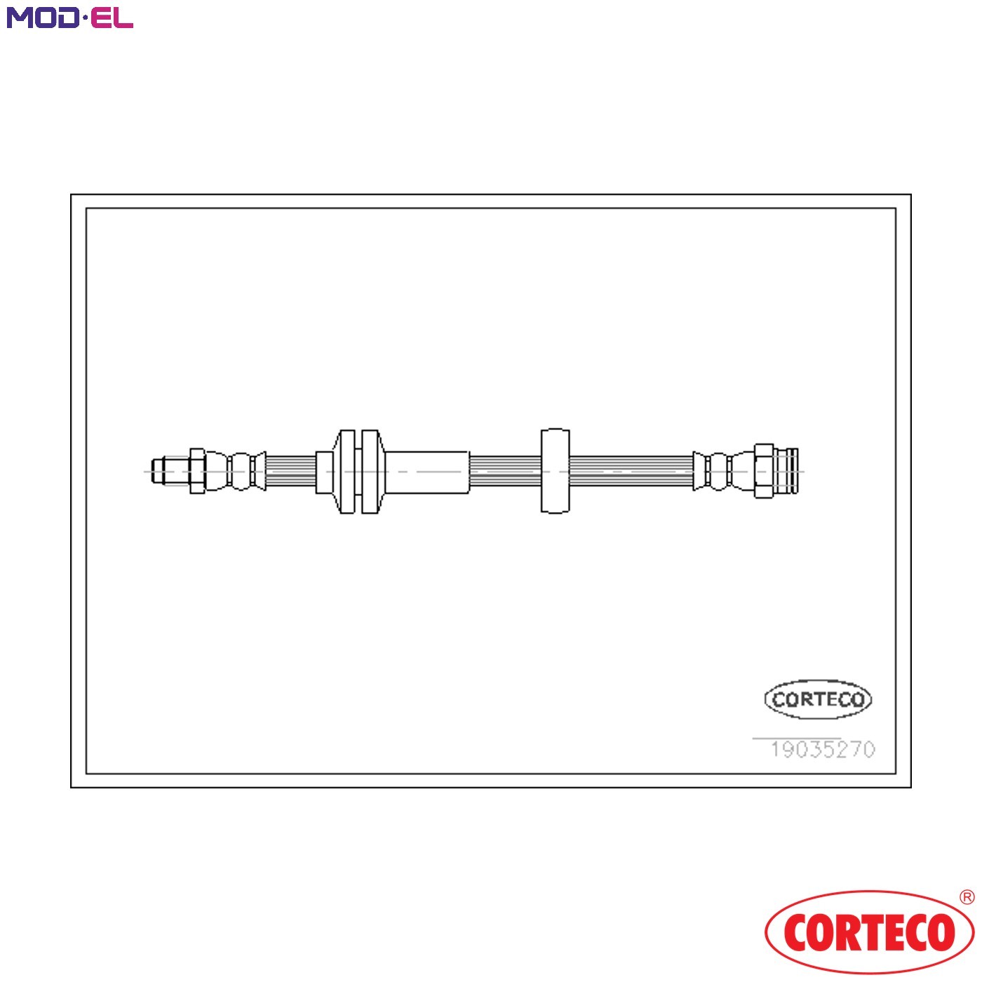 BRAKE HOSE 19035270 FOR FIAT DUCATO/Van/Platform/Chassis 250A1.000 2.0L 4cyl
