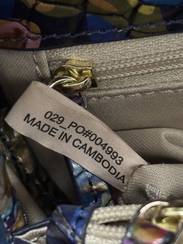 Auténtico NUEVO $345 BRAHMIN Dayan Splendor Melbourne Bolso de Hombro de Cuero Genuino - Imagen 13 de 13