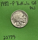 1937-P Buffalo 🦬 Indian Head Nickel 5c AU Almost Uncirculated US Coin