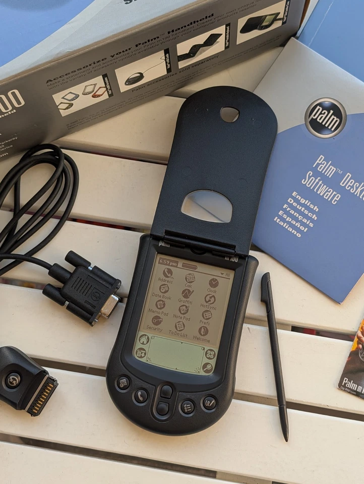 NEW Vintage Palm m100 Handheld Franklin Planner Ed. Open Box w/Original Packing  - Image 3 of 4