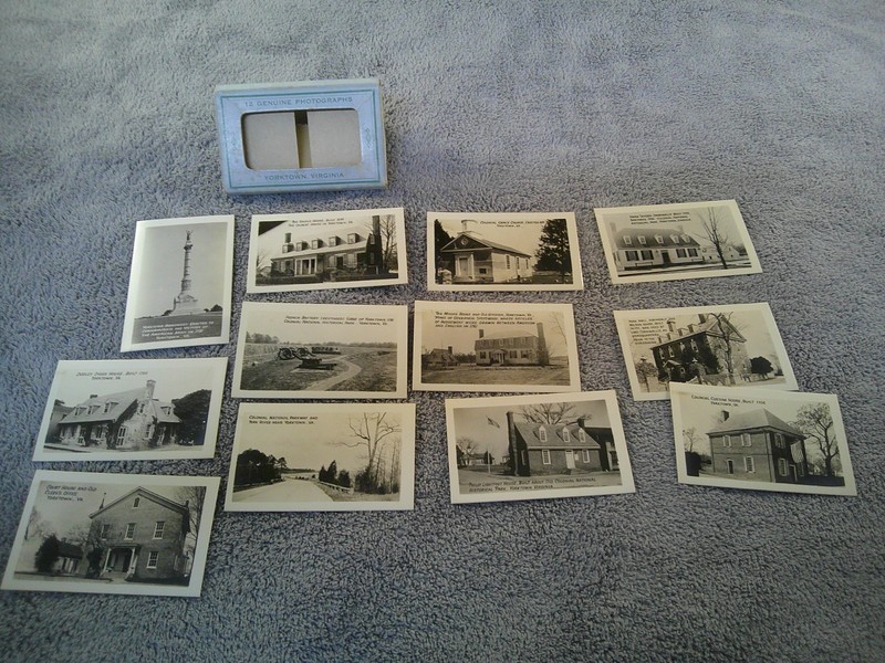Souvenir of  YORKTOWN, VIRGINIA Genuine Photographs 12