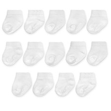 Baby 14-Pack Grow  Fit Flex Zones Cotton Stretch Low Cut Socks - Unisex Girl...