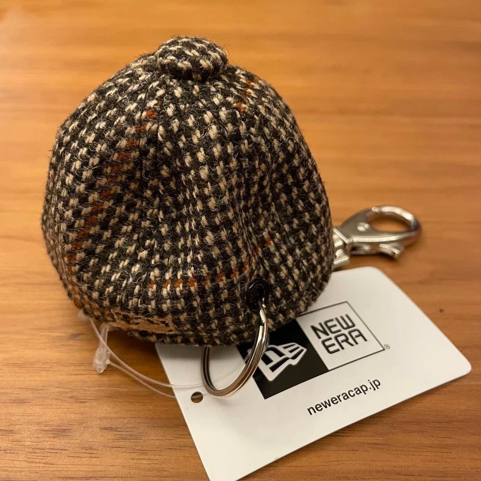 New Era Dodgers Cap Keychain Tweed Brown Charm MUSE Baycrews Japan Exclusive - Image 2 of 3