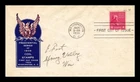 DR JIM STAMPS US COVER JAMES MADISON PRESIDENTIAL COIL FDC SCOTT 843 IOOR CACHET