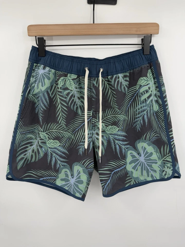Fair Harbor Shorts Herren Small Liner Badehose Taschen Floral gefüttert Strand Surf