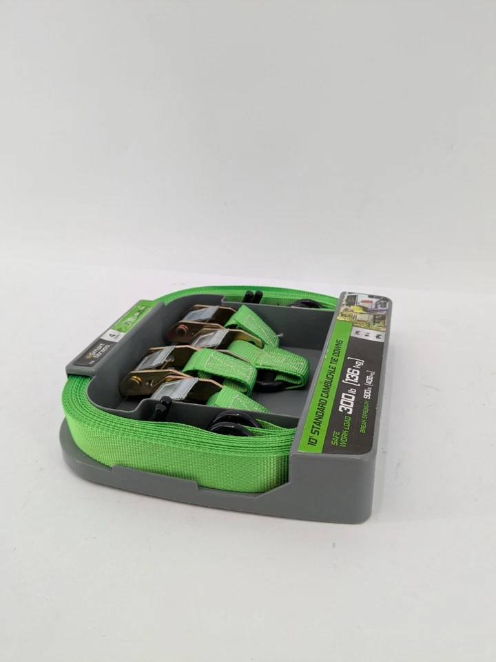 SmartStraps Cambuckle Tie Downs 1in x 10ft Each 4 Pack 900Lb Capacity - Image 3 of 4