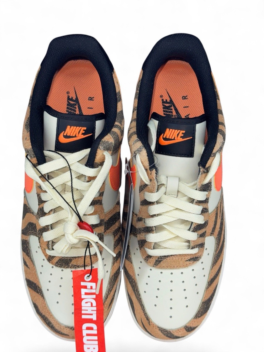 Nike Air Force 1 Safari DAKTARI Print Gum Sole Orange Swoosh Size