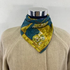 Vintage Kansai Handkerchief Neckerchief Bandana Pocket Square Gift Floral