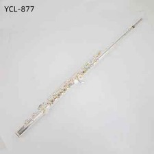 New 877 817 flute 16/17 Holes Silver Plated Transverse flute C Key with E key