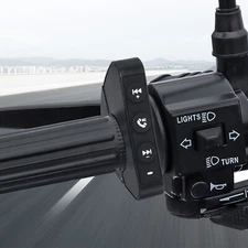 Wireless Bluetooth Motorcycle Handlebar Controller Steering Wheel Remote Control
