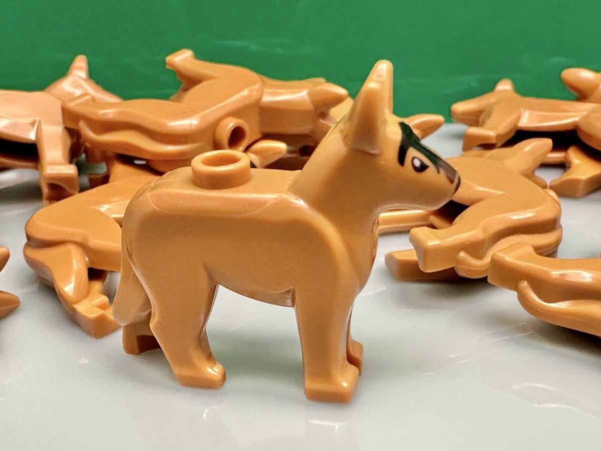 LEGO Alsatian, German Shepherd Dogs From Police Dog Unit 60048, 92586,  Pieces