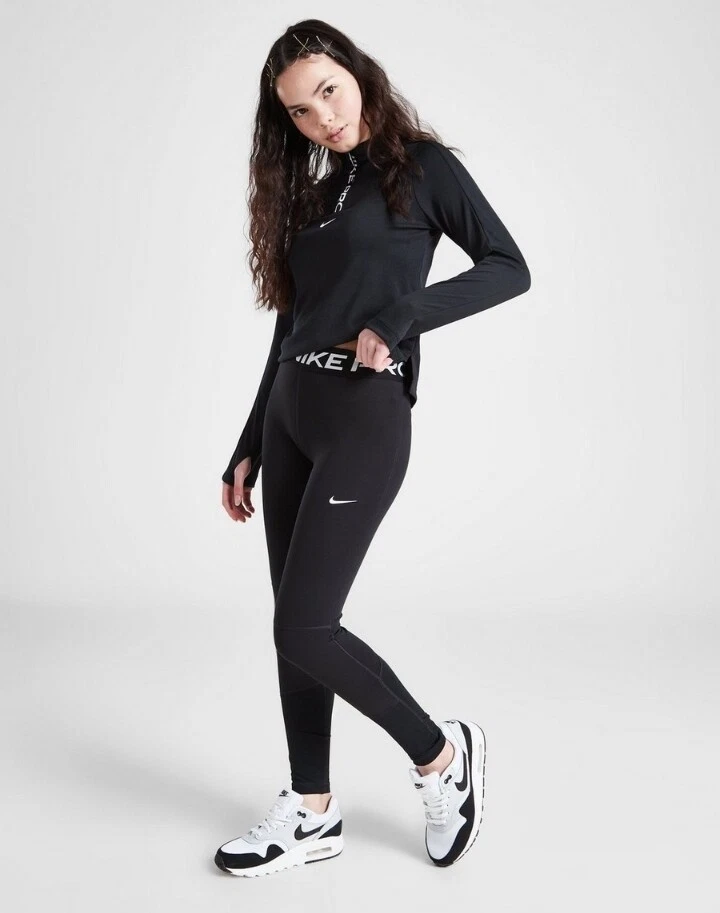 Nike Pro Girls Leggings(Black) Dri-Fit Sport Jogging Sport Junior Sizes XS to XL - Image 4 of 4