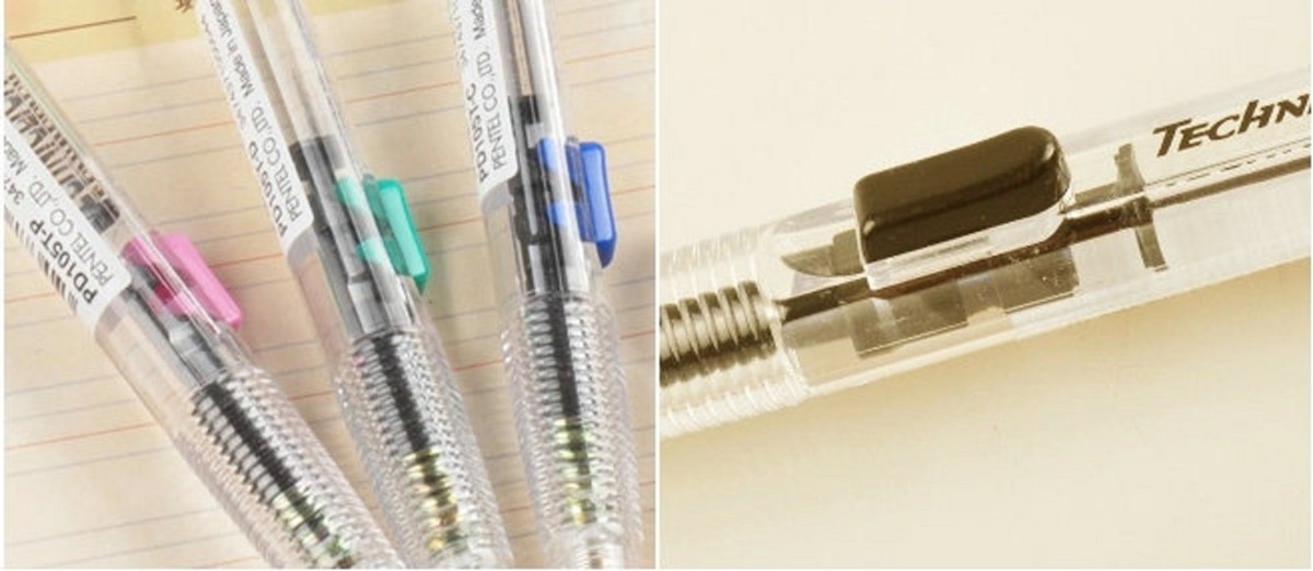 Pentel Mechanical Pencil Side Button Techniclick 0.5mm Japan