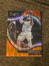 Lebron James 2021 select courtside red white orange #223
