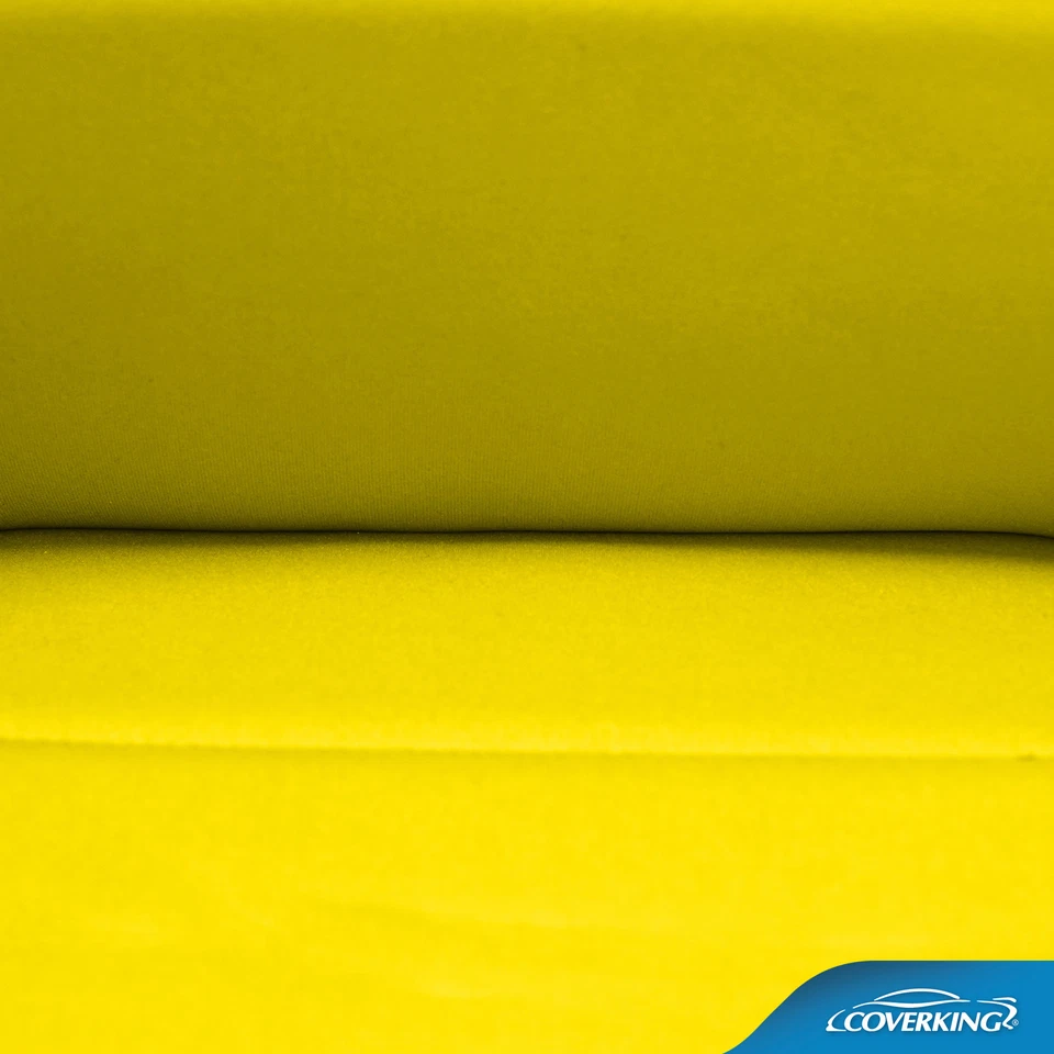 Jeep Wrangler JK 2014 cubiertas de asiento de neopreno genuino amarillo de Coverking Foto 2 de 4