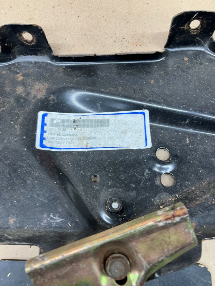 Nuevo Chevrolet Camaro Firebird 1967 1968 bandeja de batería soporte de montaje Trey Nova 67 Foto 3 de 4
