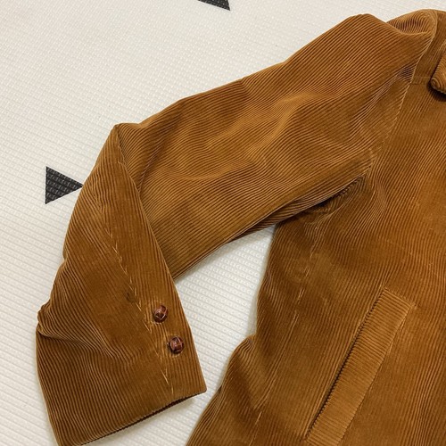 VTG Sears The Country Coat Corduroy Overcoat Men’s 42 Tall Flannel Lined Jacket - Picture 9 of 14