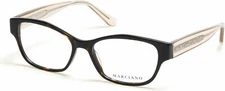 Marciano By Guess GM0340 052 Tortoise Plastic Optical Eyeglasses Frame 53-16-140