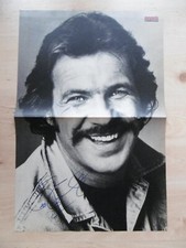 Götz George autograph signed 28x41 cm poster folded