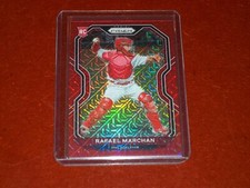2021 Panini Prizm Prizms Red Mojo RC 082/149 Rafael Marchan