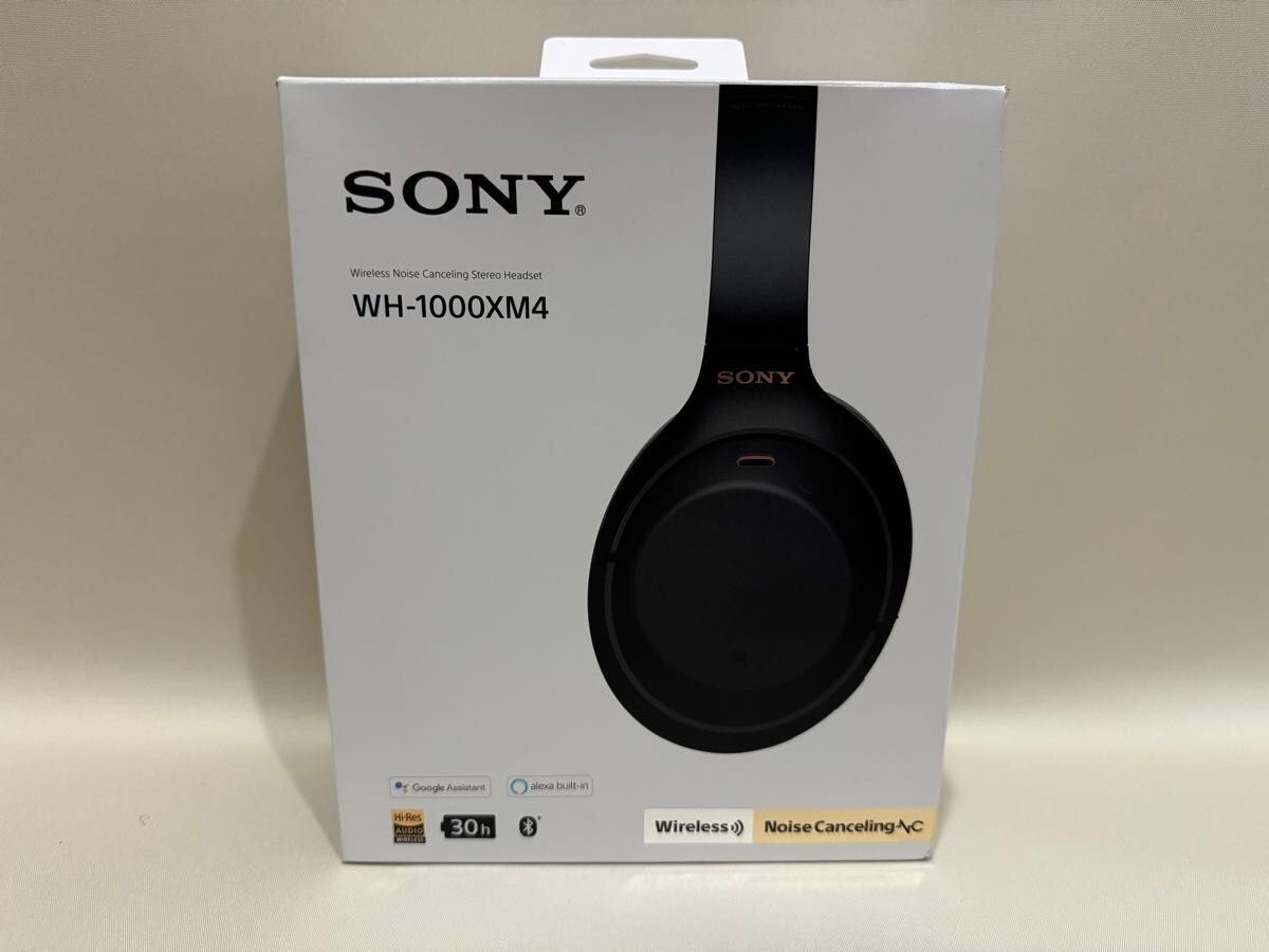 Sony Wh-1000xm4 ブラックカラー SONY WH-1000XM4 Black Headphones High Quality Audio Equipment