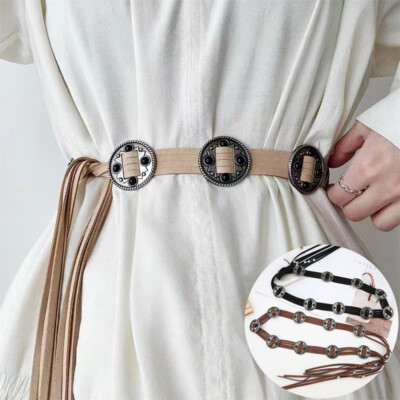 braided leather tie belt