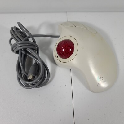 Souris Trackball Logitech Marble Mouse T-BC21 Vintage - Filaire USB Gris